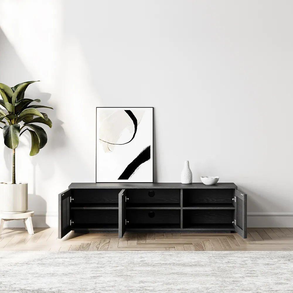 Aeolus 150 cm Modern Wood TV Stand - Exclusivia