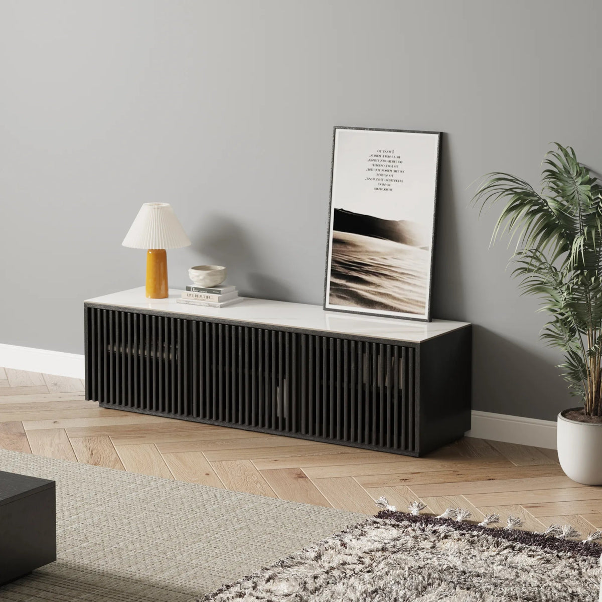 Aeolus 150 cm Modern Wood TV Stand - Exclusivia
