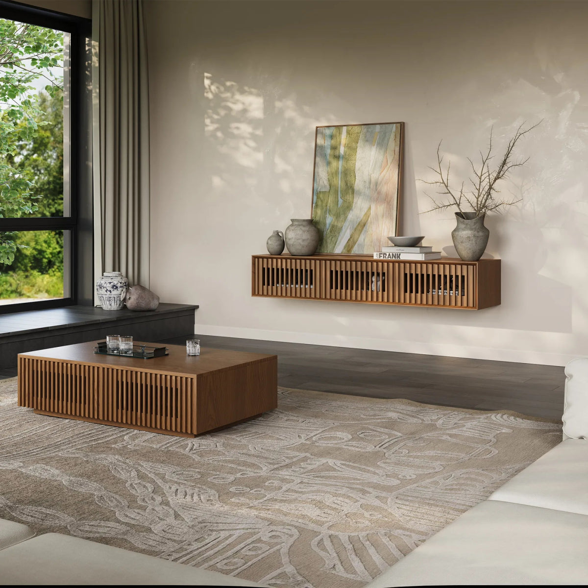 Aeolus 150 cm Modern Wood TV Stand - Exclusivia