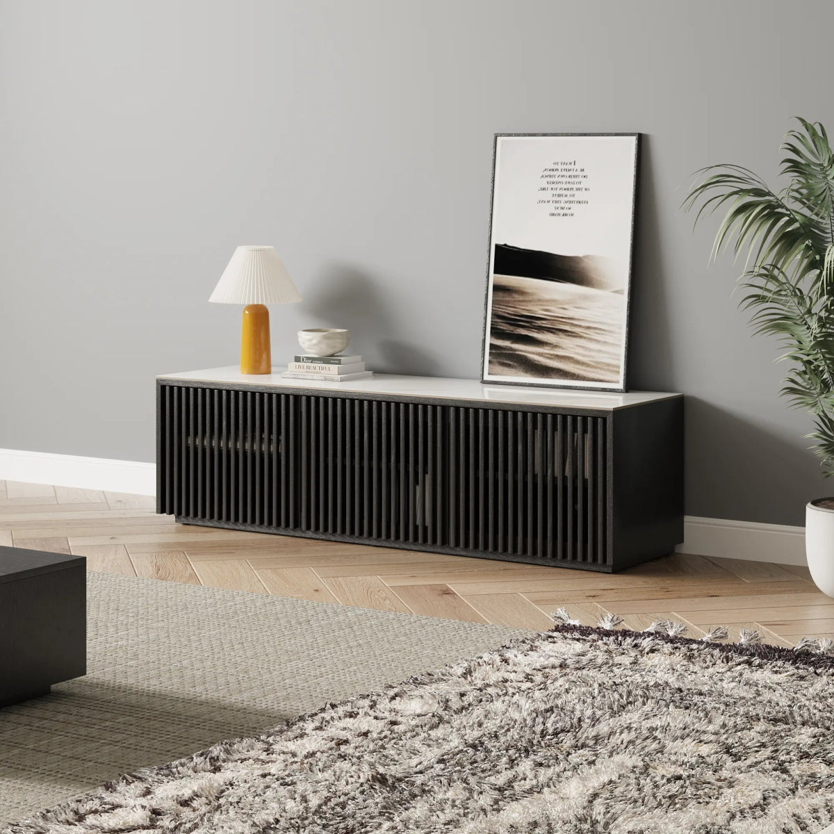 Aeolus 150 cm Modern Wood TV Stand - Exclusivia