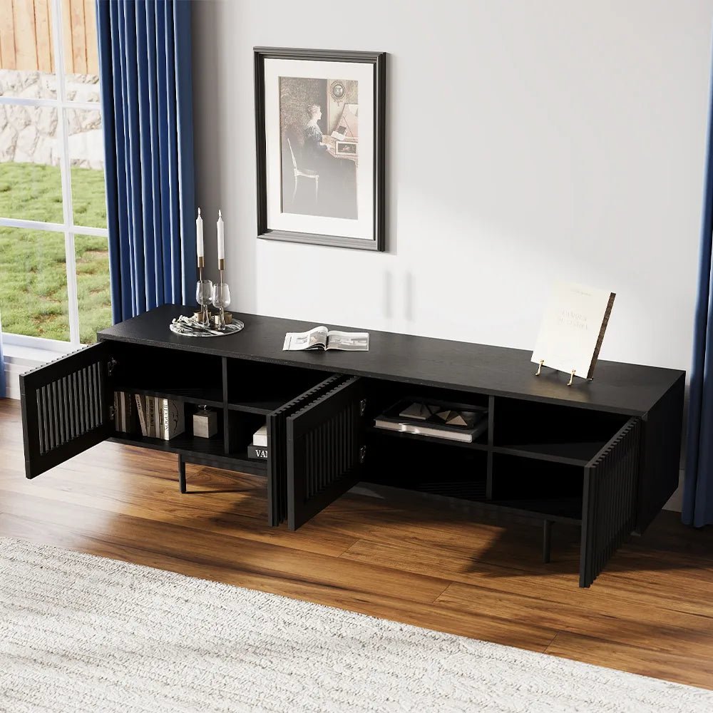 Aeolus 200 cm Mid - Century Media Console - Exclusivia