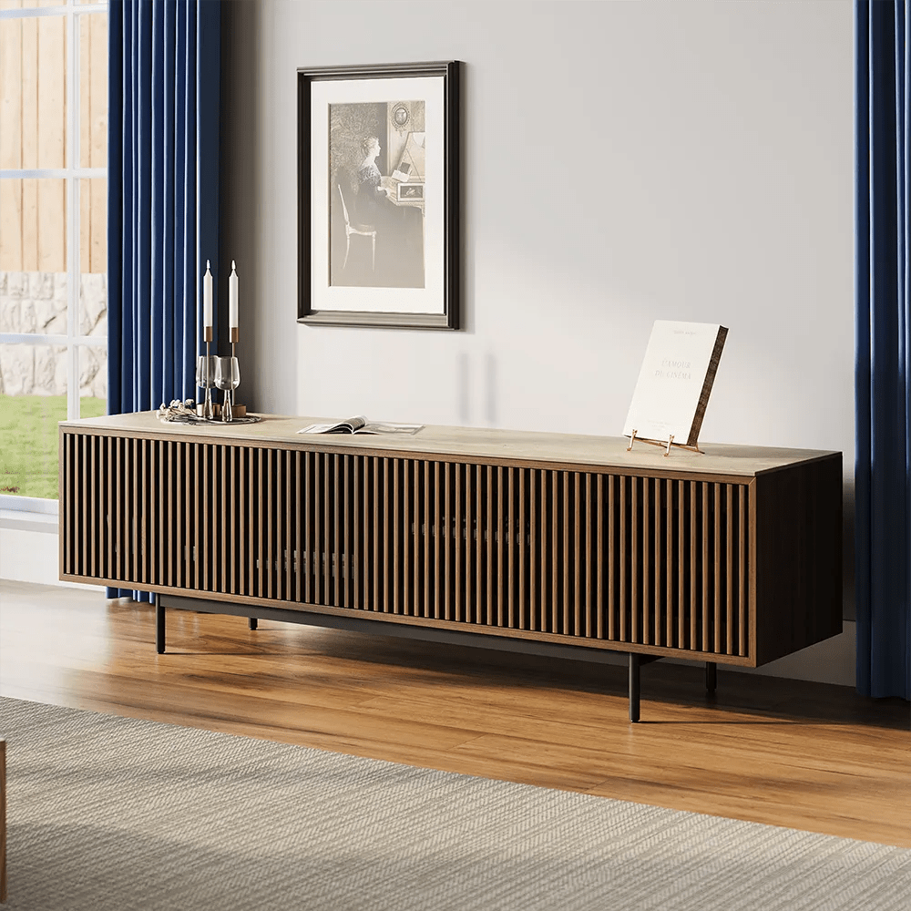 Aeolus 200 cm Mid - Century Media Console - Exclusivia