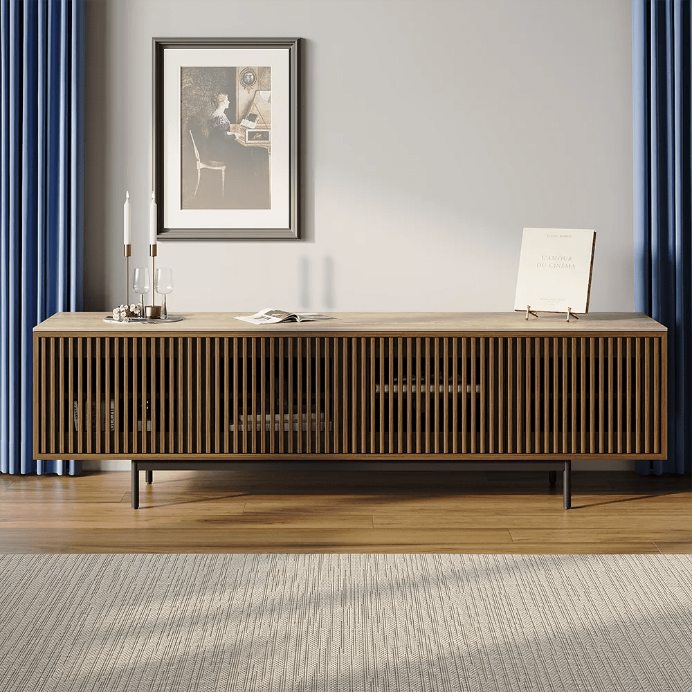 Aeolus 200 cm Mid - Century Media Console - Exclusivia