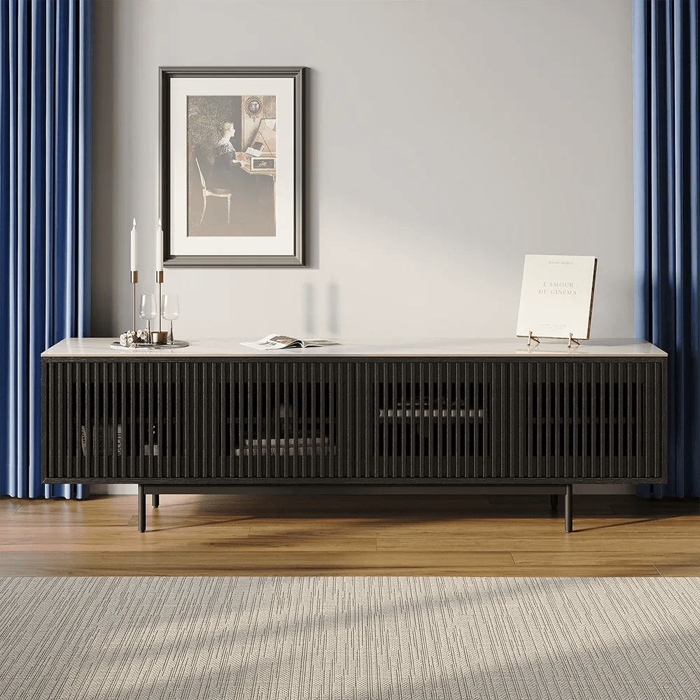 Aeolus 200 cm Mid - Century Media Console - Exclusivia