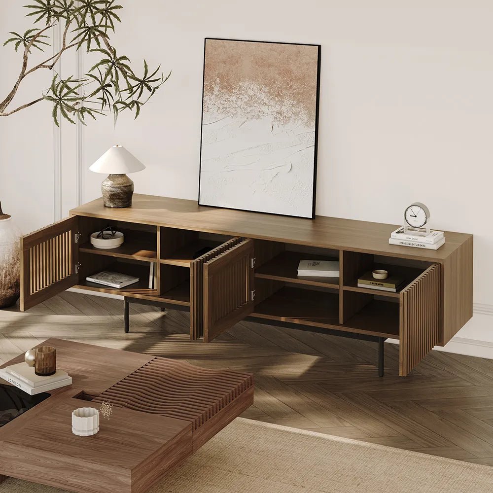 Aeolus 200 cm Mid - Century Media Console - Exclusivia