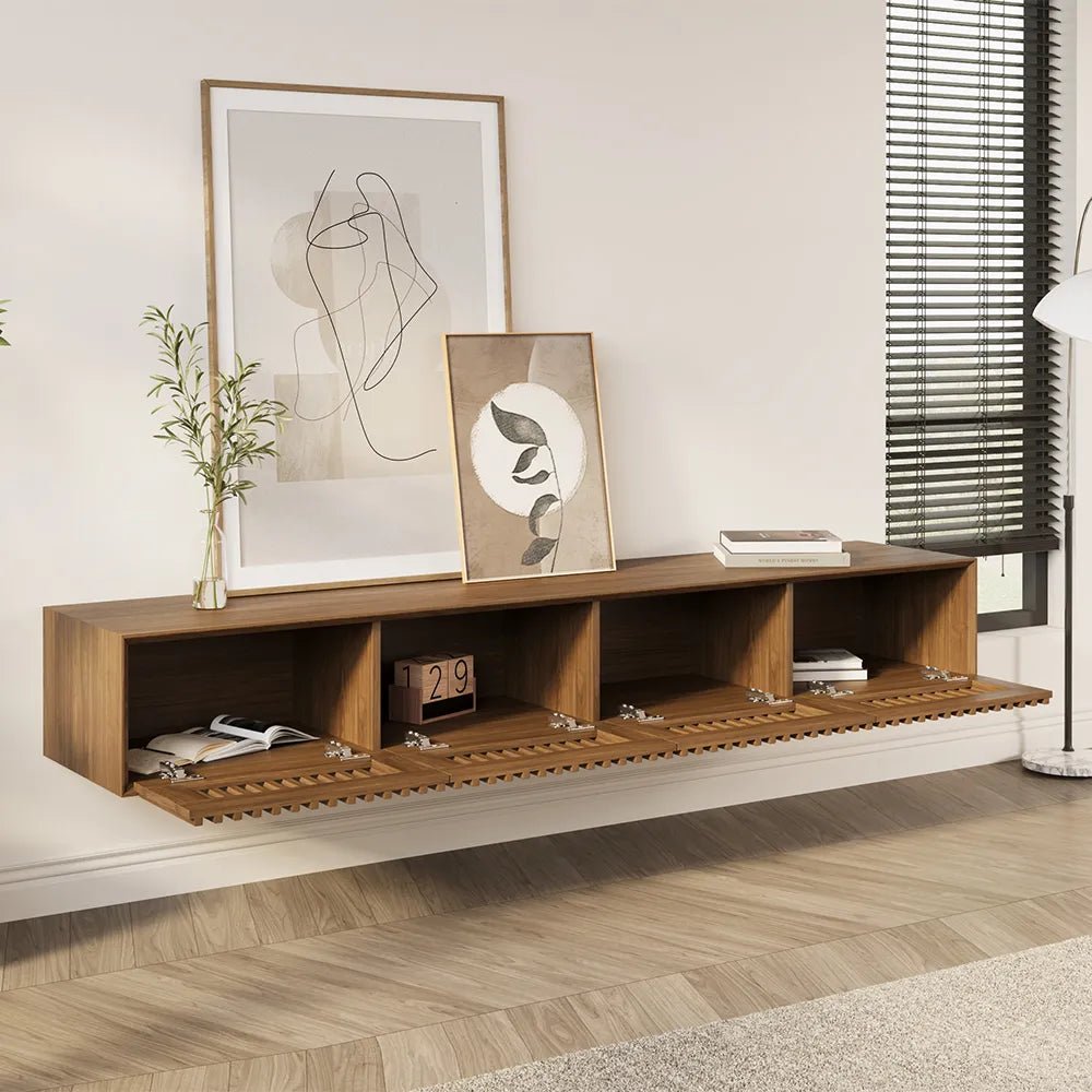 Aeolus 200 cm Mid - Century Media Console - Exclusivia