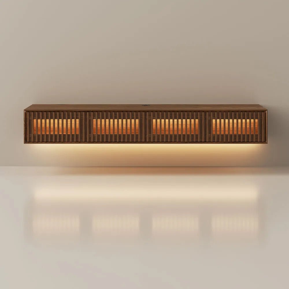 Aeolus 200 cm Mid - Century Media Console - Exclusivia