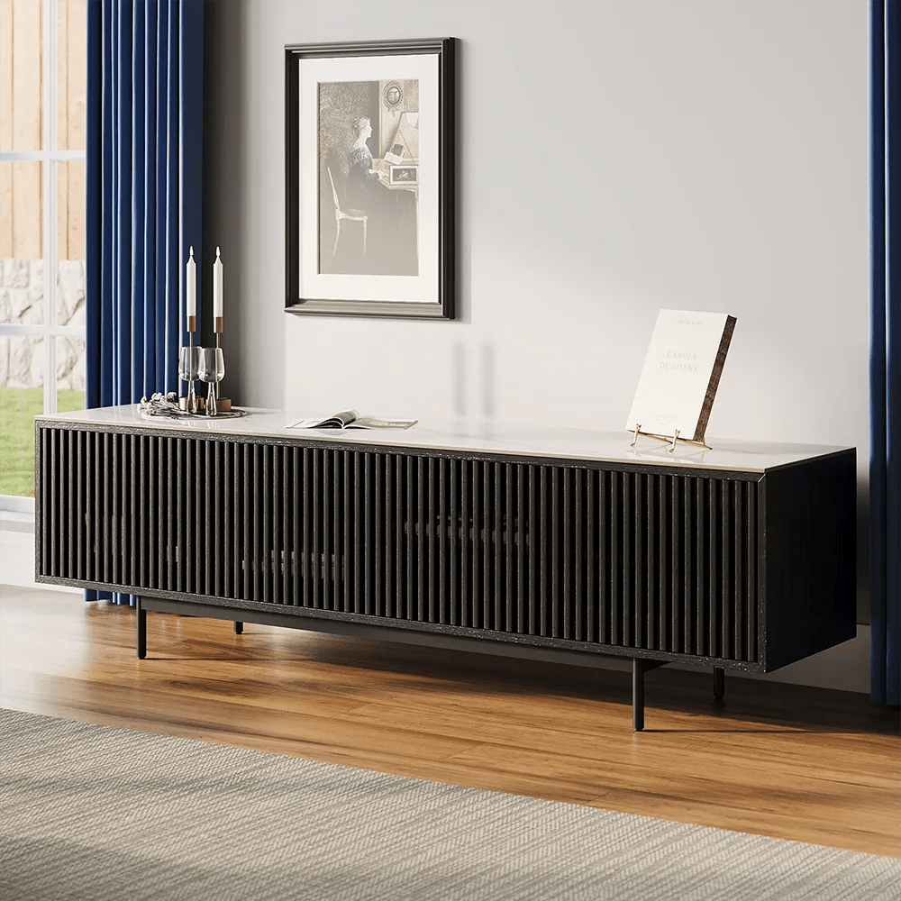 Aeolus 200 cm Mid - Century Media Console - Exclusivia