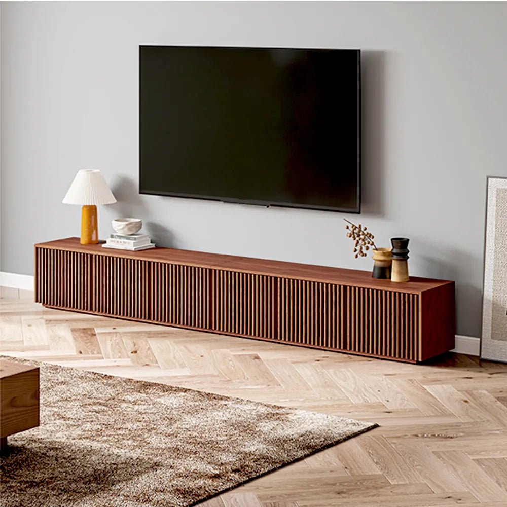 Aeolus 300 cm Modern Wood TV Stand - Exclusivia
