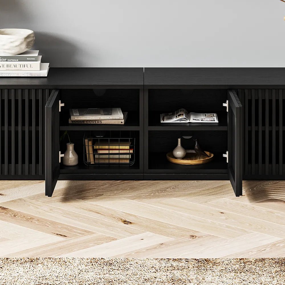 Aeolus 300 cm Modern Wood TV Stand - Exclusivia