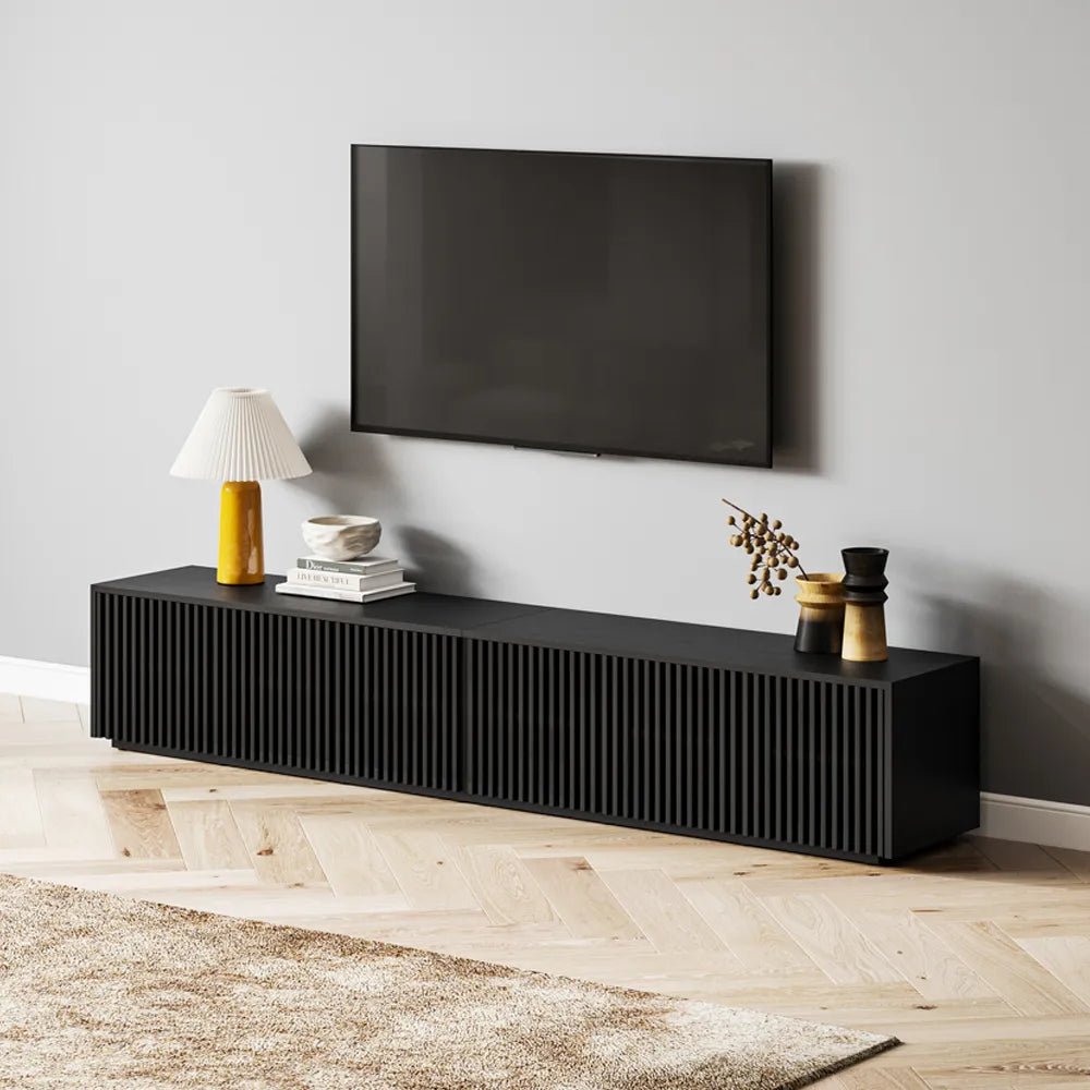 Aeolus 300 cm Modern Wood TV Stand - Exclusivia