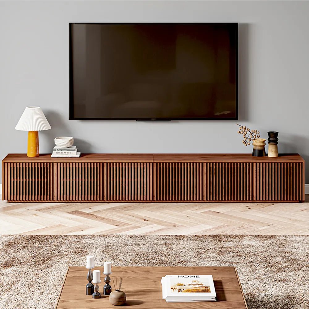 Aeolus 300 cm Modern Wood TV Stand - Exclusivia