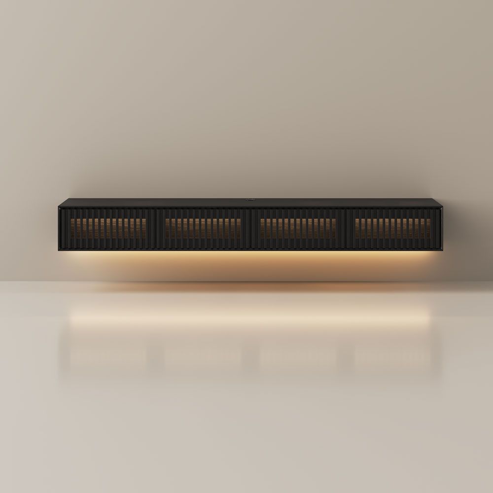 Aeolus Mid-Century Floating LED TV Console - Exclusivia
