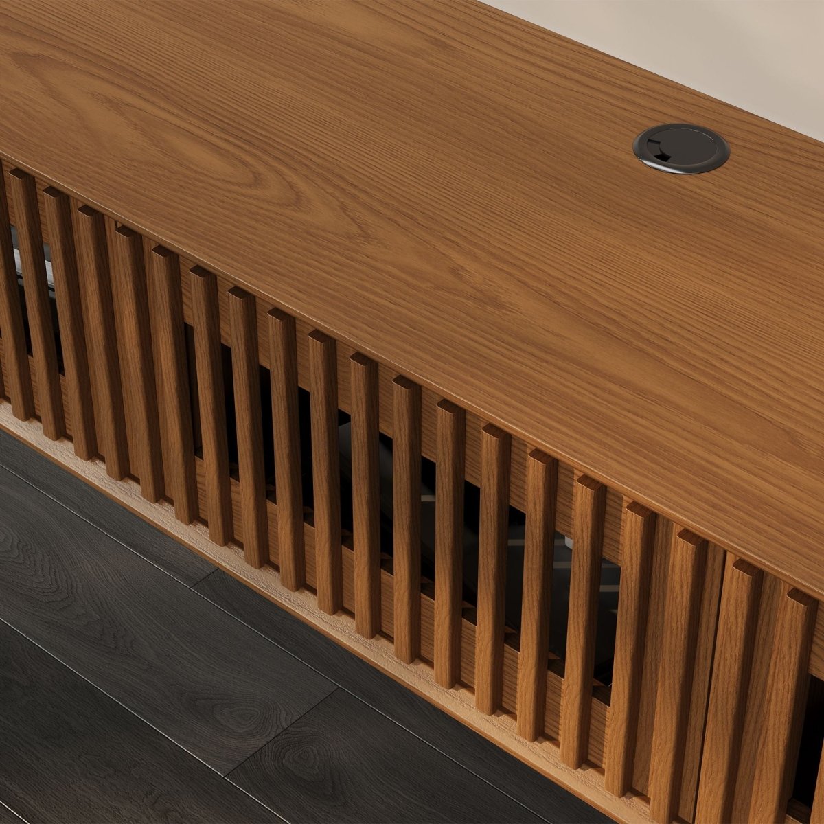Aeolus Mid-Century Floating LED TV Console - Exclusivia
