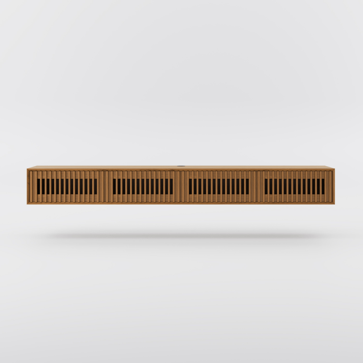 Aeolus Mid - Century Floating LED TV Console - Exclusivia