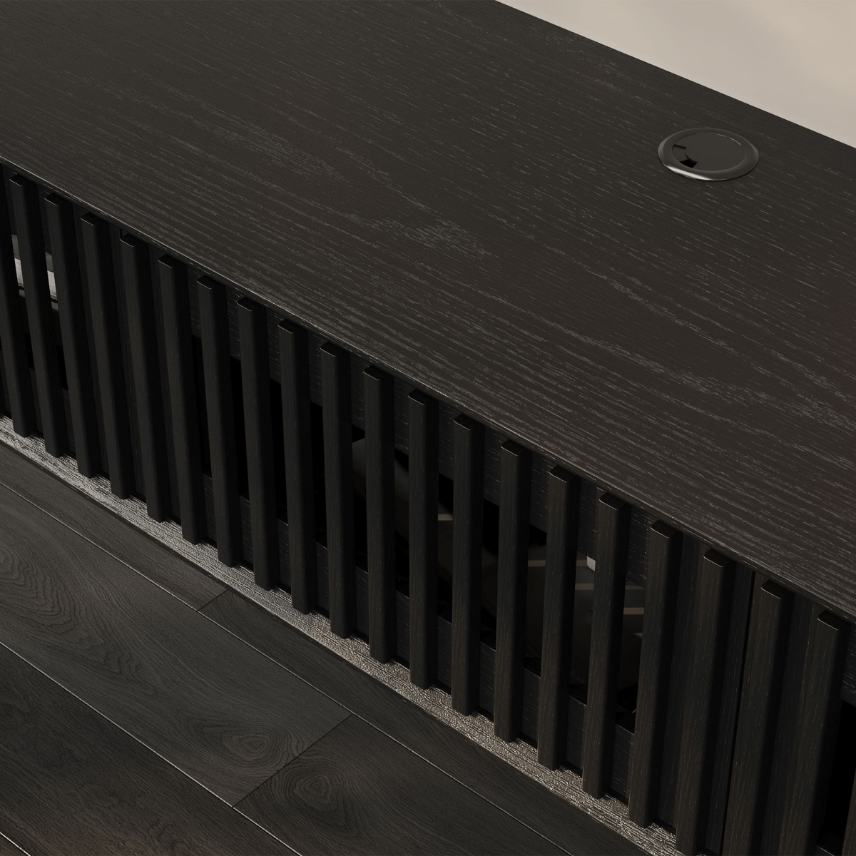 Aeolus Mid - Century Floating LED TV Console - Exclusivia