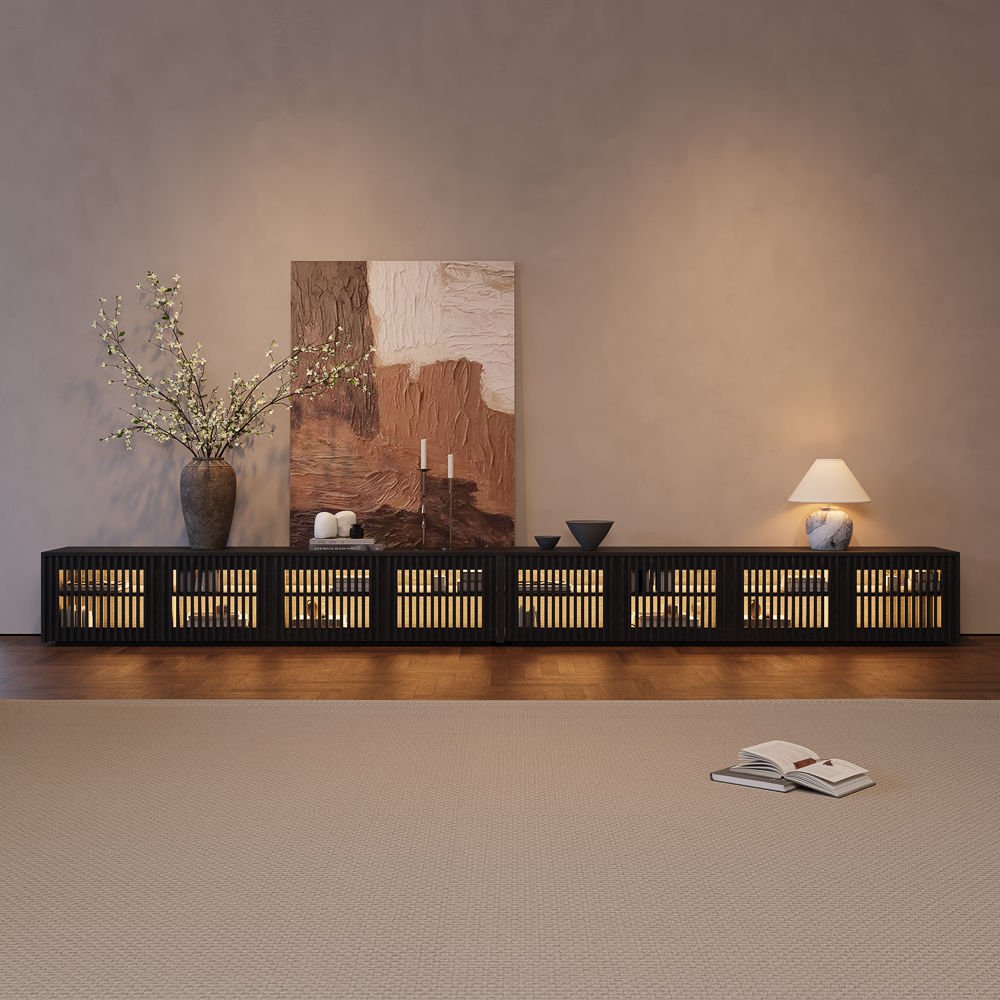 Aeolus Modern Wood TV Stand - Exclusivia
