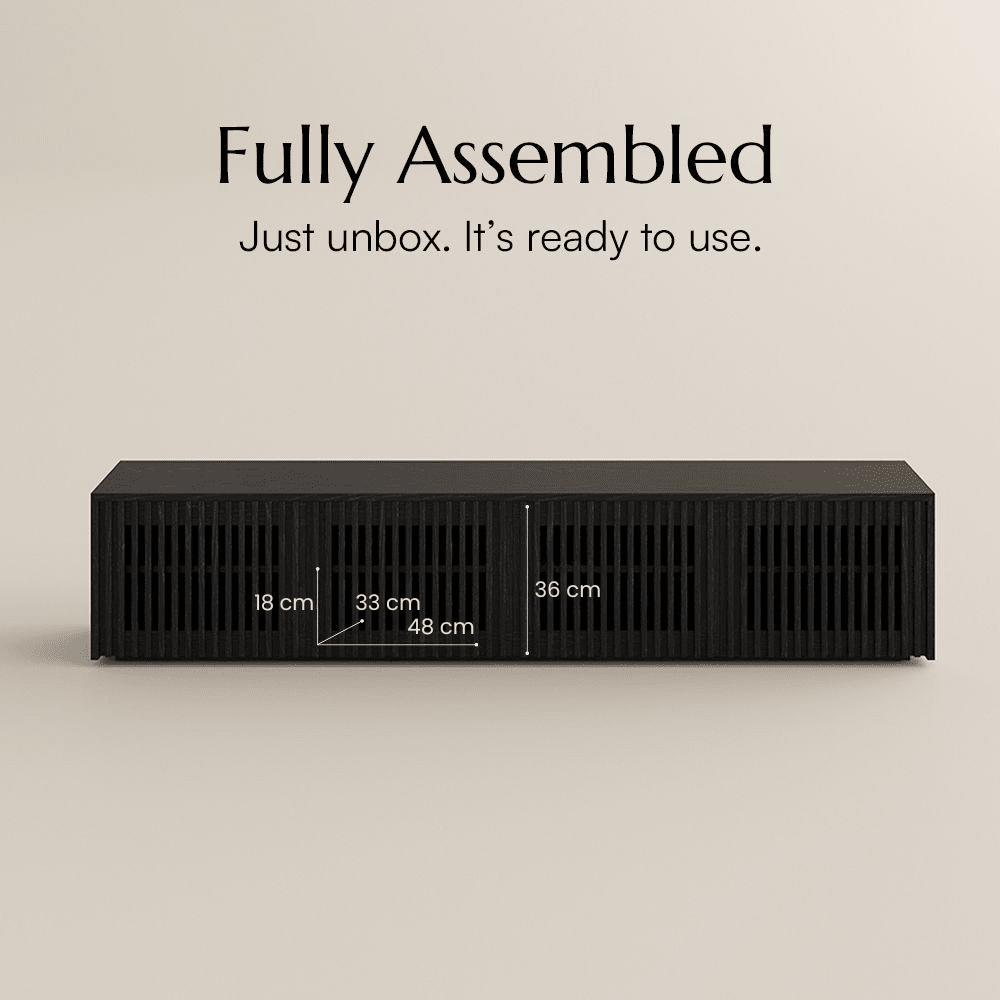 Aeolus Modern Wood TV Stand - Exclusivia