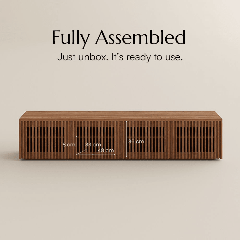 Aeolus Modern Wood TV Stand - Exclusivia