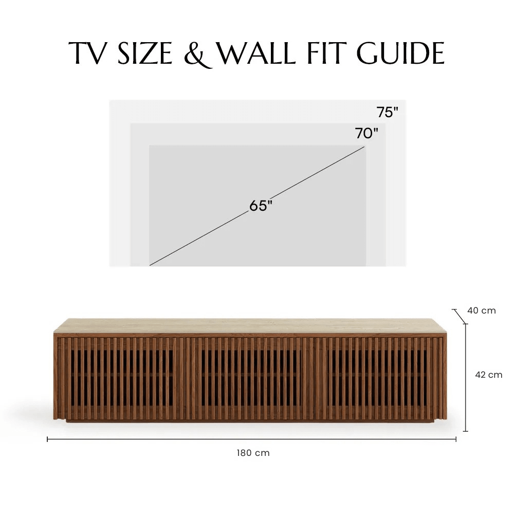 Aeolus Modern Wood TV Stand - Exclusivia