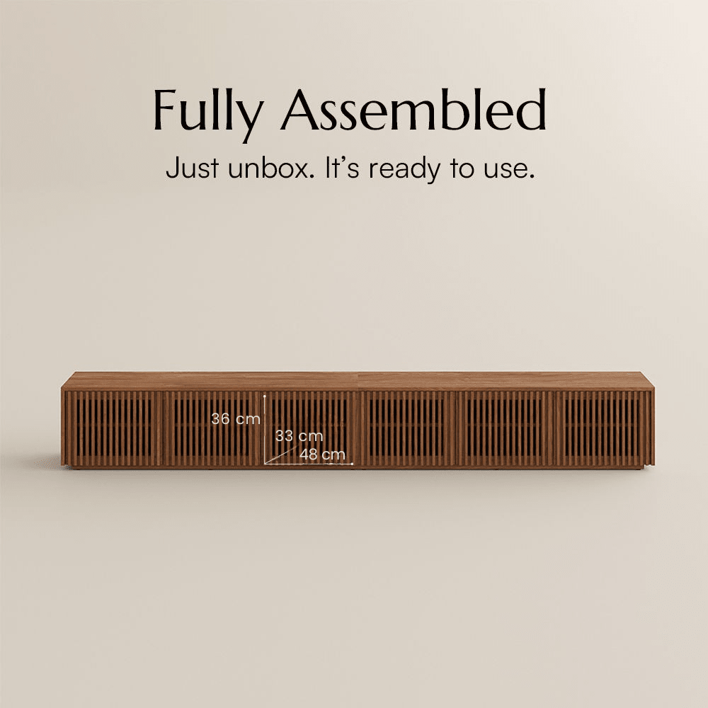 Aeolus Modern Wood TV Stand - Exclusivia