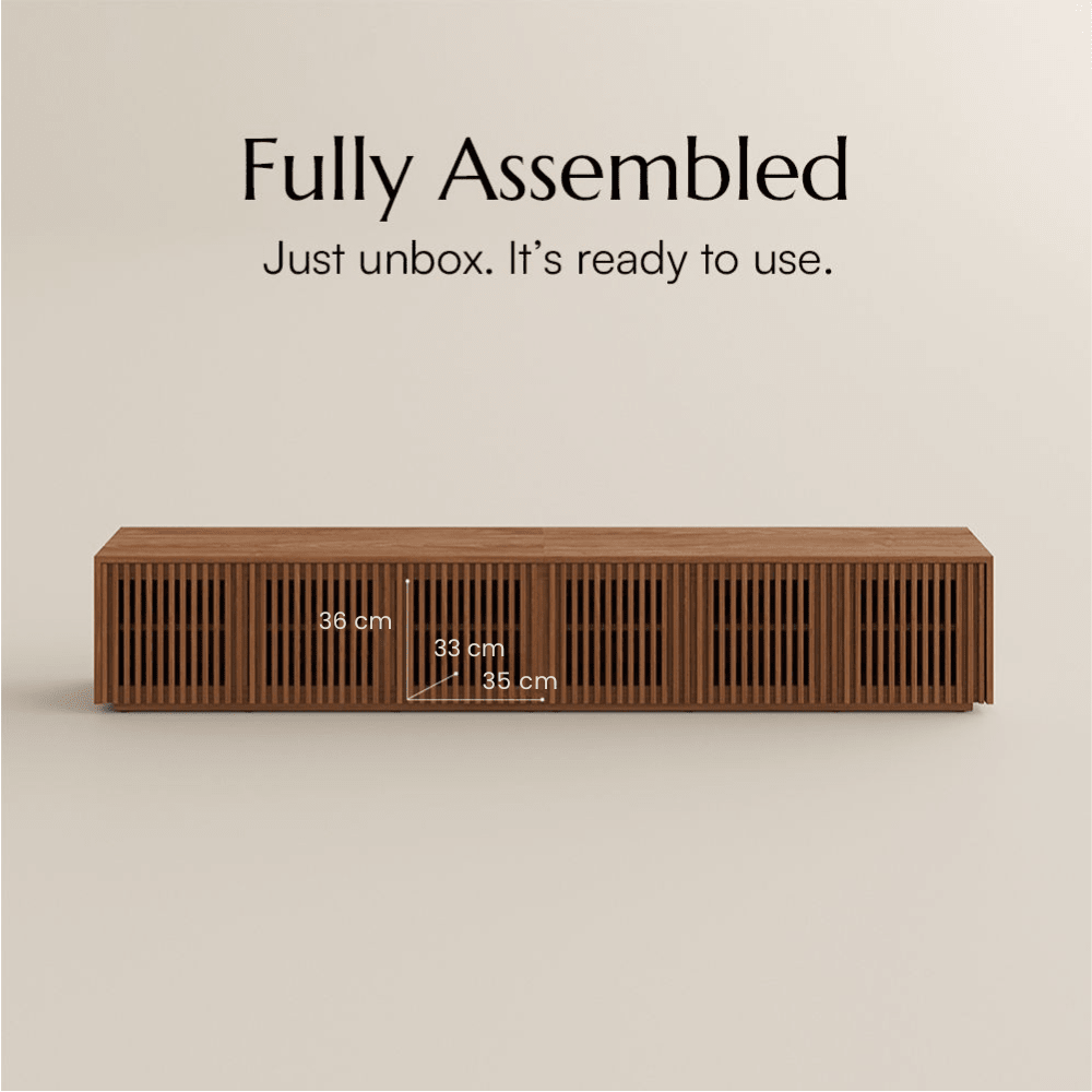 Aeolus Modern Wood TV Stand - Exclusivia