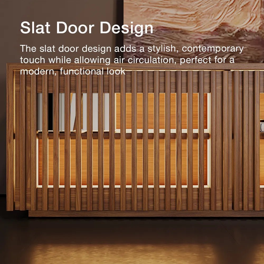 Aeolus Modern Wood TV Stand - Exclusivia