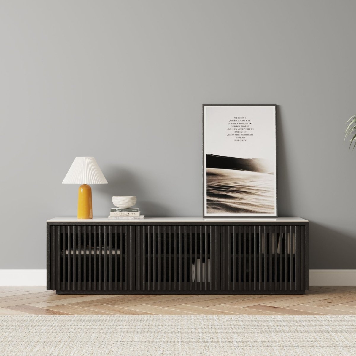 Aeolus Modern Wood TV Stand - Exclusivia