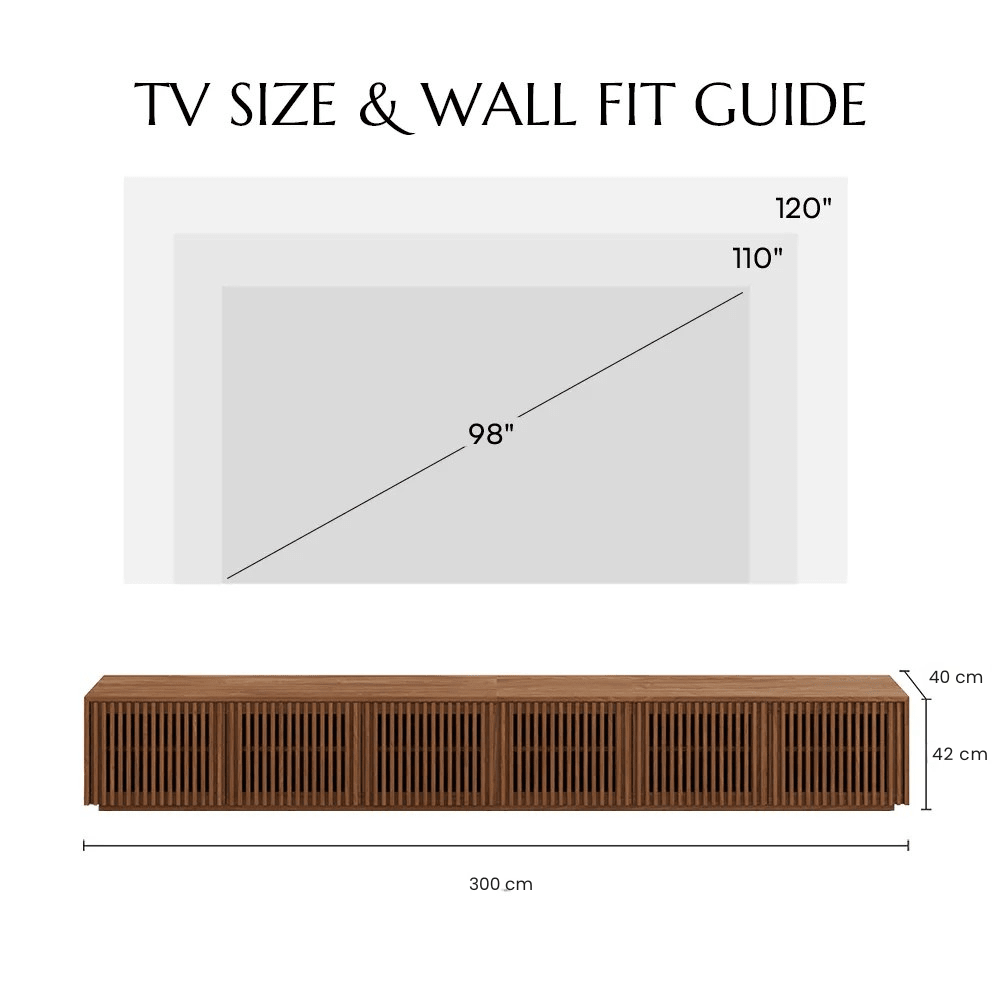 Aeolus Modern Wood TV Stand - Exclusivia