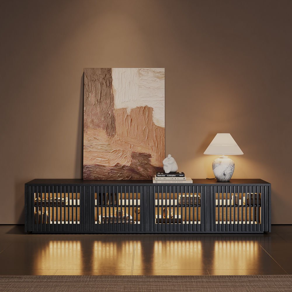 Aeolus Modern Wood TV Stand - Exclusivia