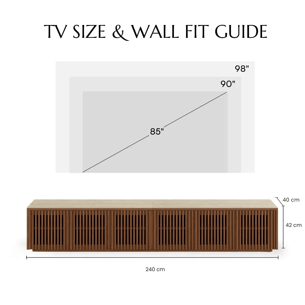 Aeolus Modern Wood TV Stand - Exclusivia