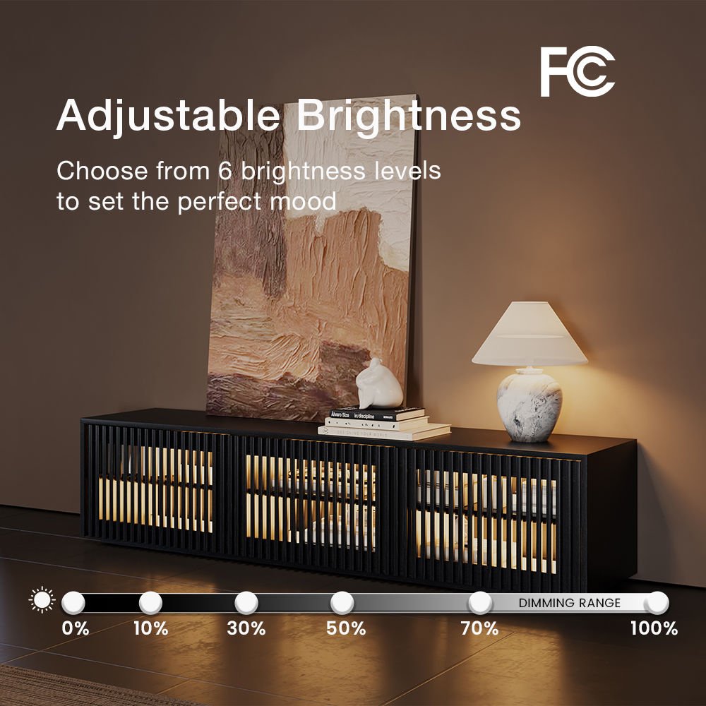 Aeolus Modern Wood TV Stand - Exclusivia