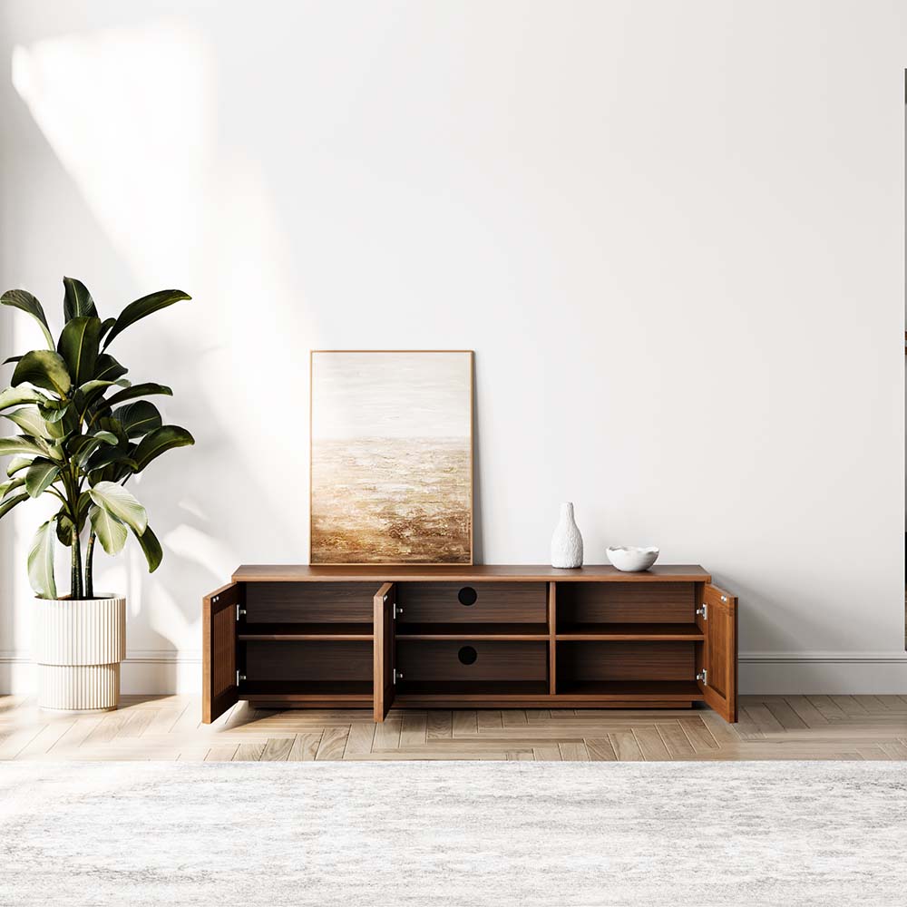 Aeolus Modern Wood TV Stand - Exclusivia