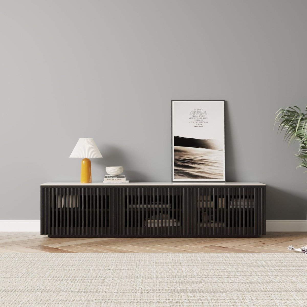 Aeolus Modern Wood TV Stand - Exclusivia