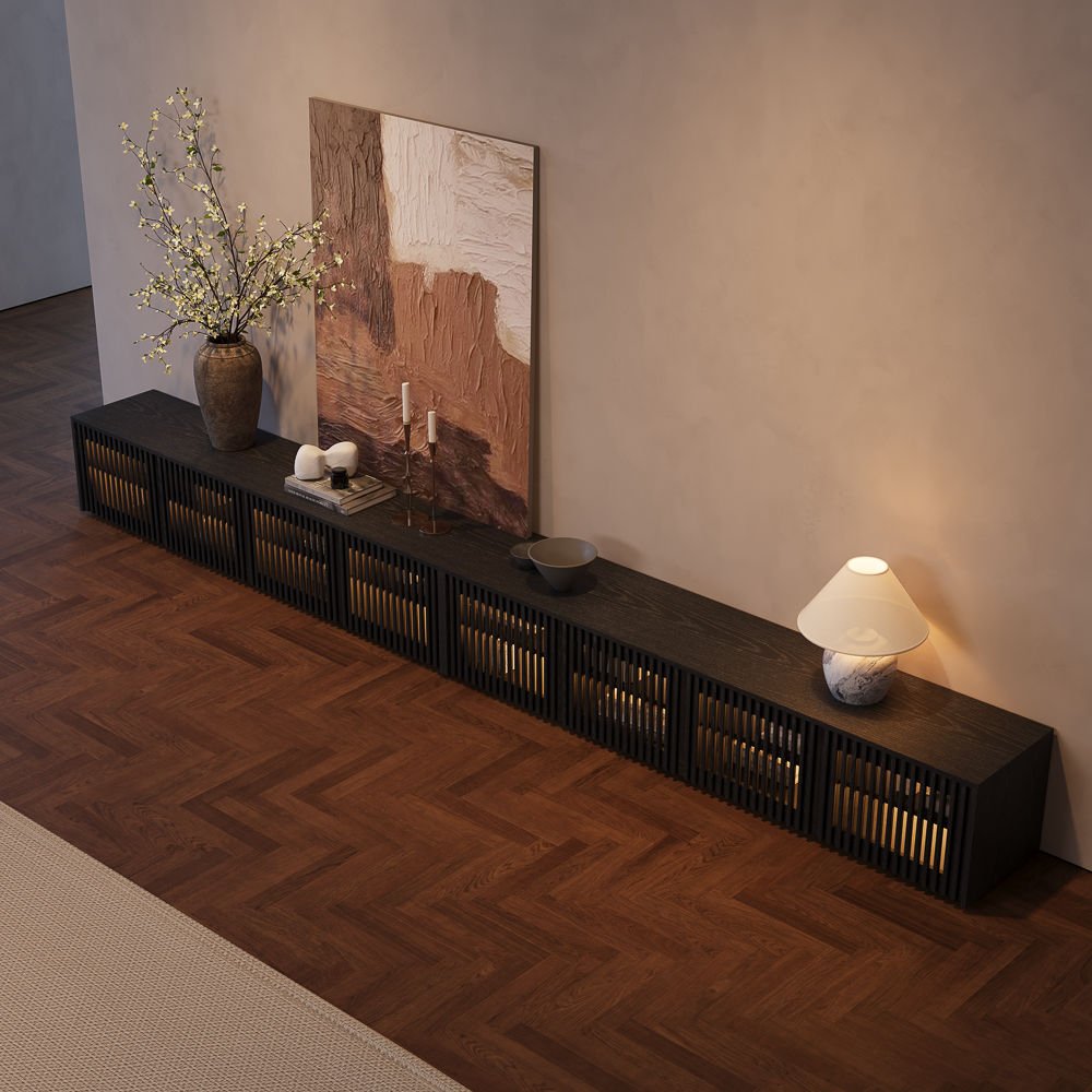 Aeolus Modern Wood TV Stand - Exclusivia