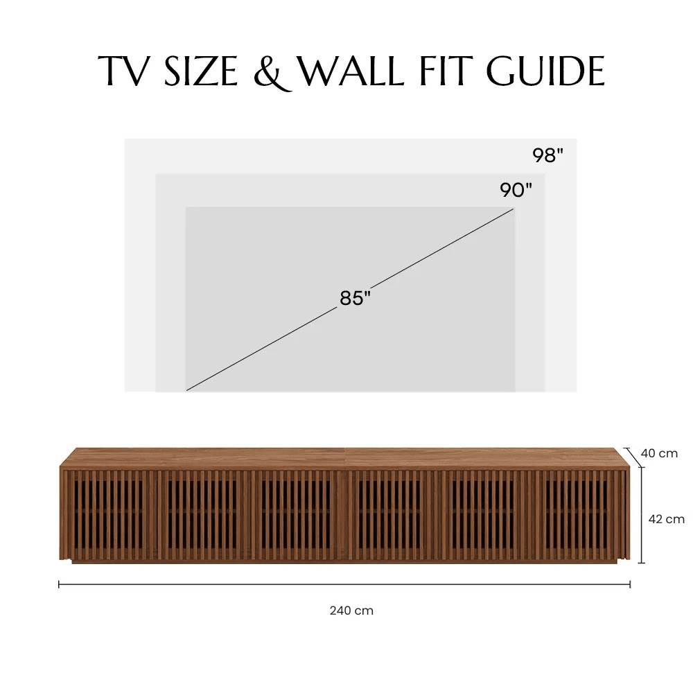 Aeolus Modern Wood TV Stand - Exclusivia