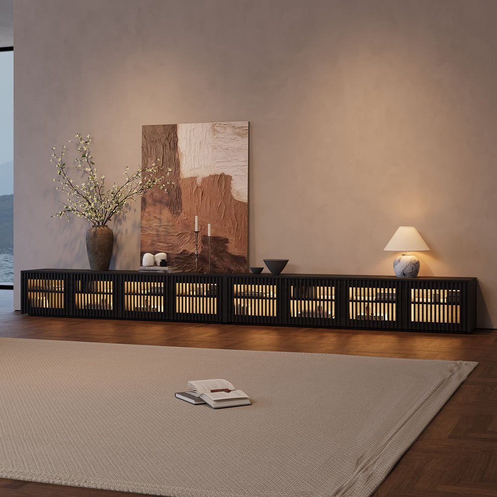Aeolus Modern Wood TV Stand - Exclusivia