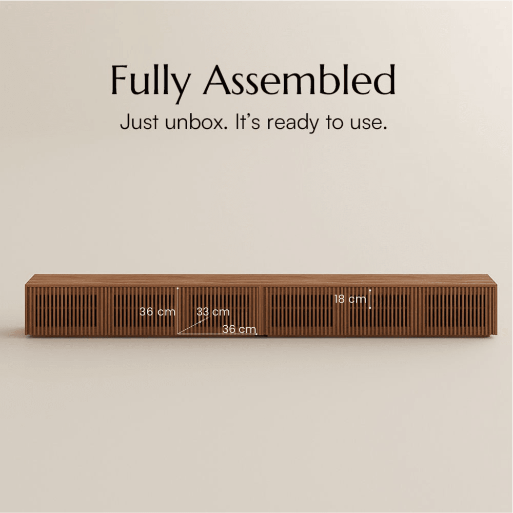 Aeolus Modern Wood TV Stand - Exclusivia