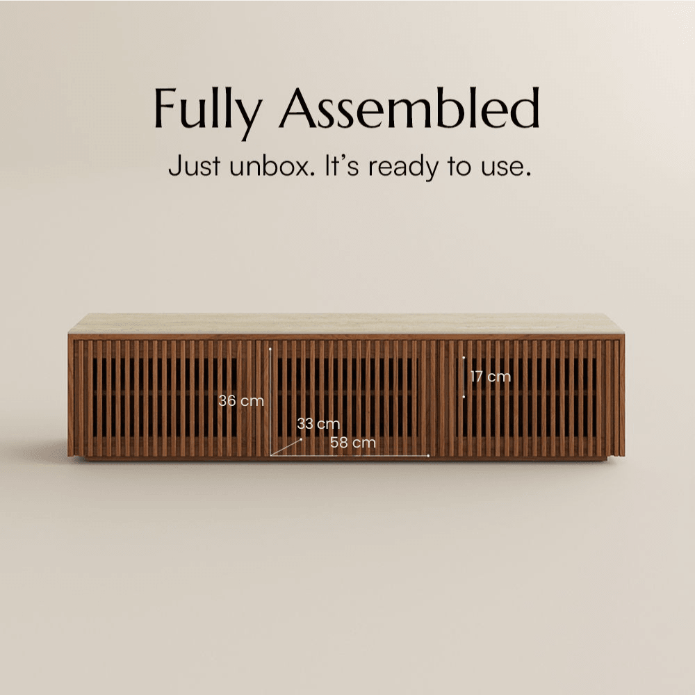 Aeolus Modern Wood TV Stand - Exclusivia