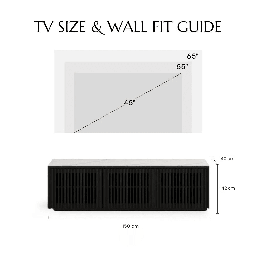 Aeolus Modern Wood TV Stand - Exclusivia