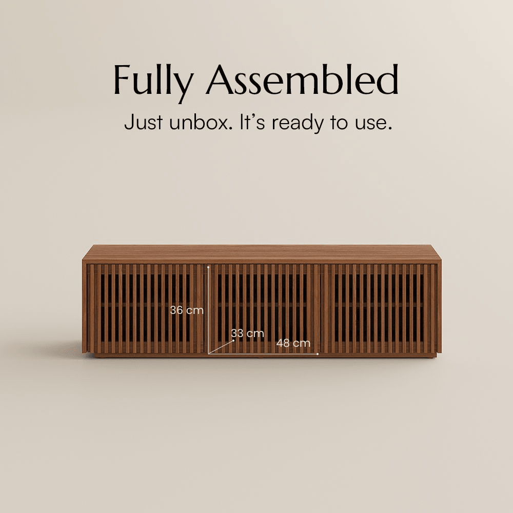 Aeolus Modern Wood TV Stand - Exclusivia