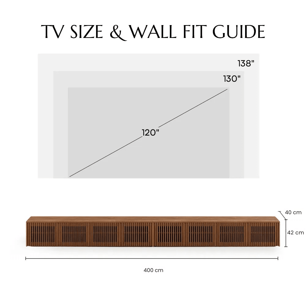 Aeolus Modern Wood TV Stand - Exclusivia