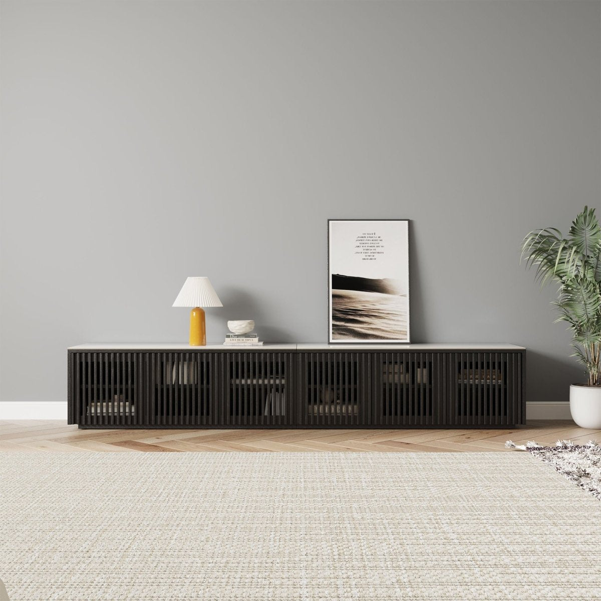 Aeolus Modern Wood TV Stand - Exclusivia