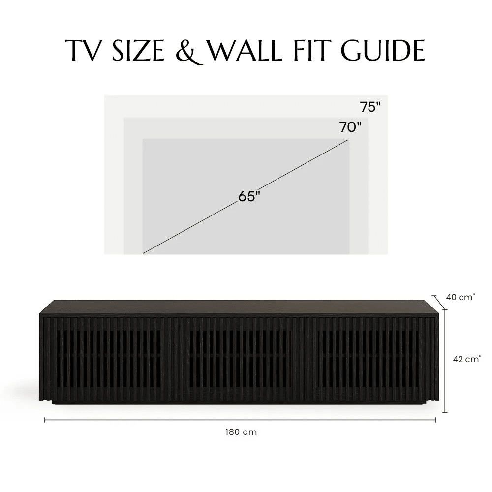Aeolus Modern Wood TV Stand - Exclusivia