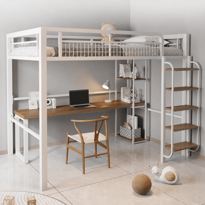 AERIS Modern Steel Loft Bedframe - Exclusivia