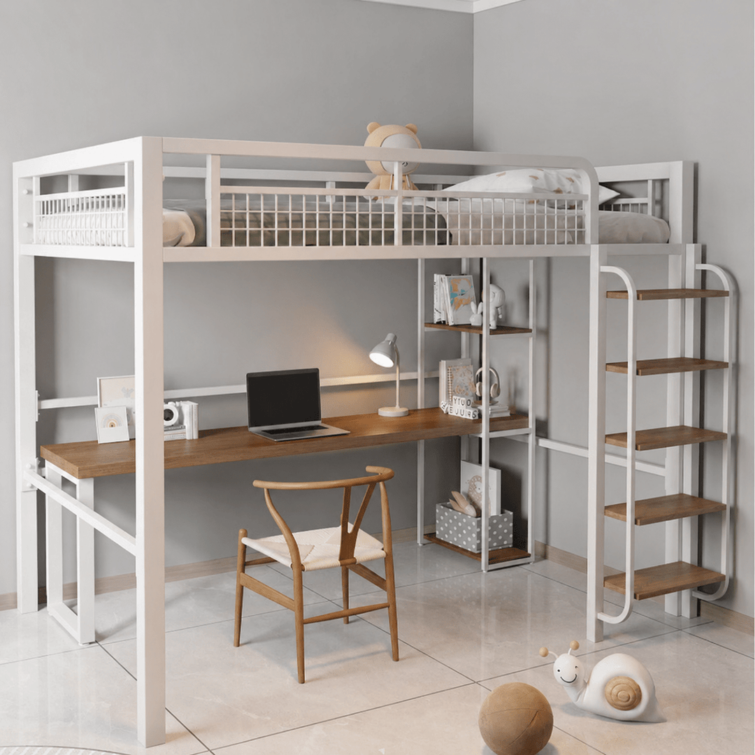 AERIS Modern Steel Loft Bedframe - Exclusivia