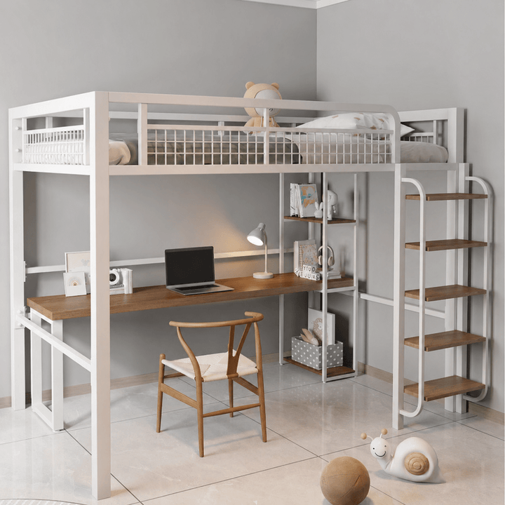 AERIS Modern Steel Loft Bedframe - Exclusivia