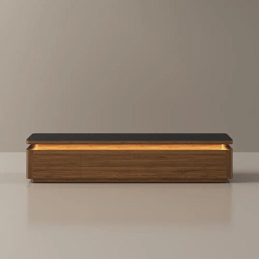 Aether 200 cm Mid - Century LED TV Console - Exclusivia