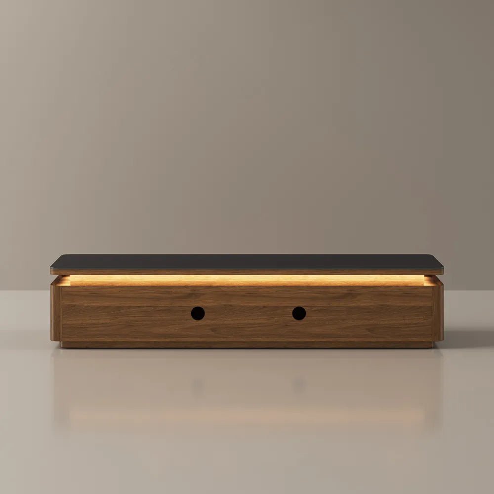 Aether 200 cm Mid - Century LED TV Console - Exclusivia