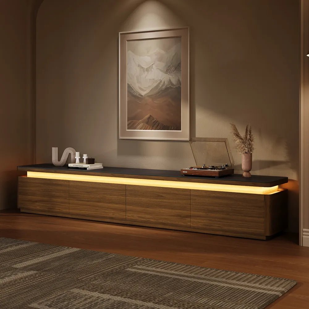 Aether Mid - Century LED TV Console - Exclusivia